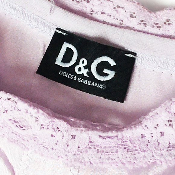 D&G Puff Sleeve Lavender Silk Top - Picture 2 of 10